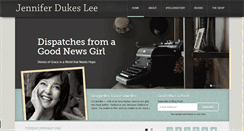 Desktop Screenshot of jenniferdukeslee.com